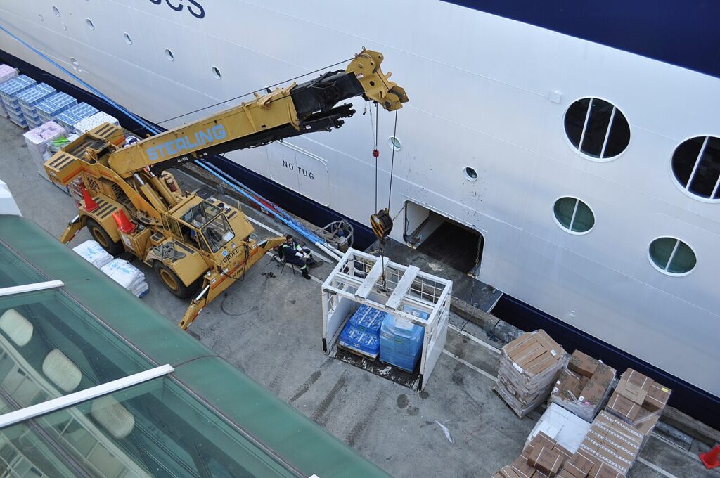 cruise ship logistics are fascinating