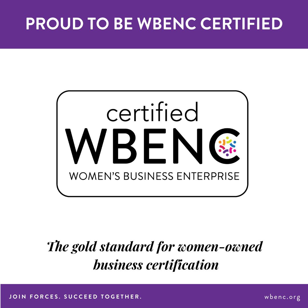 Pondview Consulting has been certified as a Women’s Business Enterprise (image of certification badge)